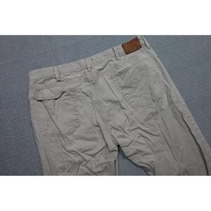 Polo Ralph Lauren Cargo Shorts Mens 54B Beige Canvas Big Tall 12 Inseam Pockets